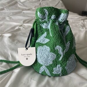 Target x Kate Spade Green Beaded Bag